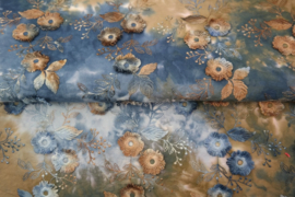 17692-15 "Tie & Dye embroidery" jeans/bruin
