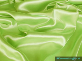 Polyester satijn lime