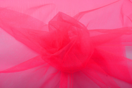 Tule fluorescent cerise