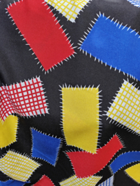 Terlenka patchwork print multi color