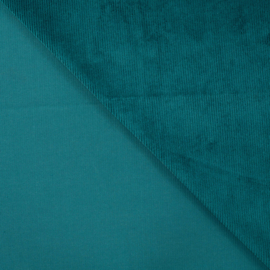 Corduroy gewassen (petrol)