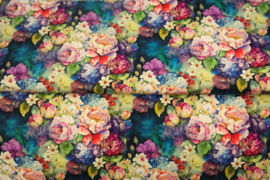 Stenzo tricot digitaal 24916-15 ''Flower Bouquet''
