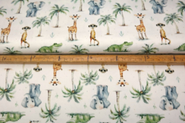 Stenzo tricot digitaal 25229-02 ''Safari Babies'' print