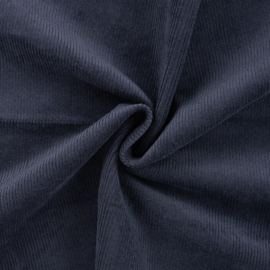Corduroy gewassen (marineblauw)