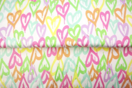 Stenzo tricot digitaal 25943-02 ''Pastel Hearts''