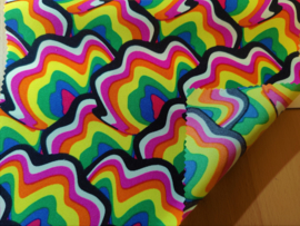Terlenka digitaal bedrukt  fantasie multicolor
