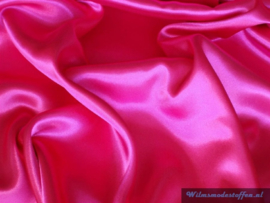 Polyester satijn fuchsia