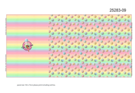 25283-09 ''My Favorite Icecream'' panel (3 luik 75x150)