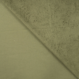 Corduroy gewassen (spec groen)