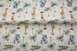 Stenzo tricot digitaal 25229-02 ''Safari Babies'' print