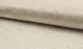 Velours de panne ecru