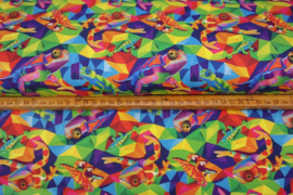Stenzo tricot digitaal 25249-10 ''Funky Chameleons'' print