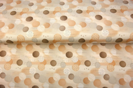 Stenzo tricot digitaal 25244 ''Natural Circles'' print