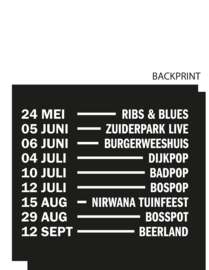 FF TOUR-shirt met backprint