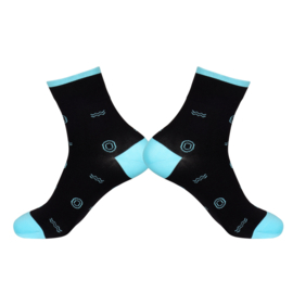 Cycling Socks (Black / Blue)