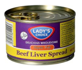 Lady's Choice Beef Liver Spread  165g