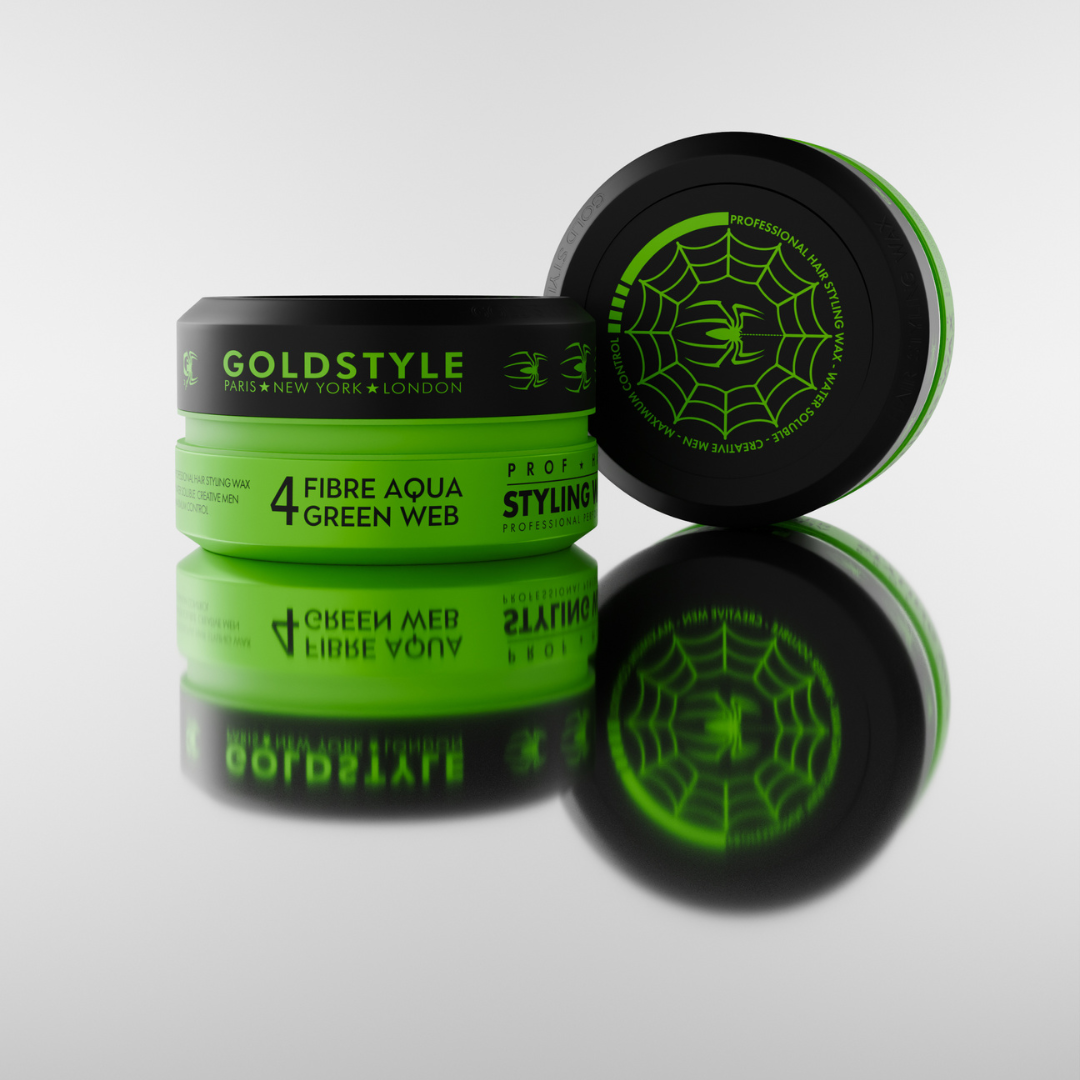 Gold Style Spieder Wax Nummer 4 FIBER AQUA GREEN WEB Groen