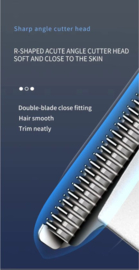 Kemei Professionele Tondeuse - Draadloze Tondeuse - Tondeuse Mannen - Tondeuse hoofdhaar - Haartrimmer - Grijs - Tondeuses - Trimmer Mannen