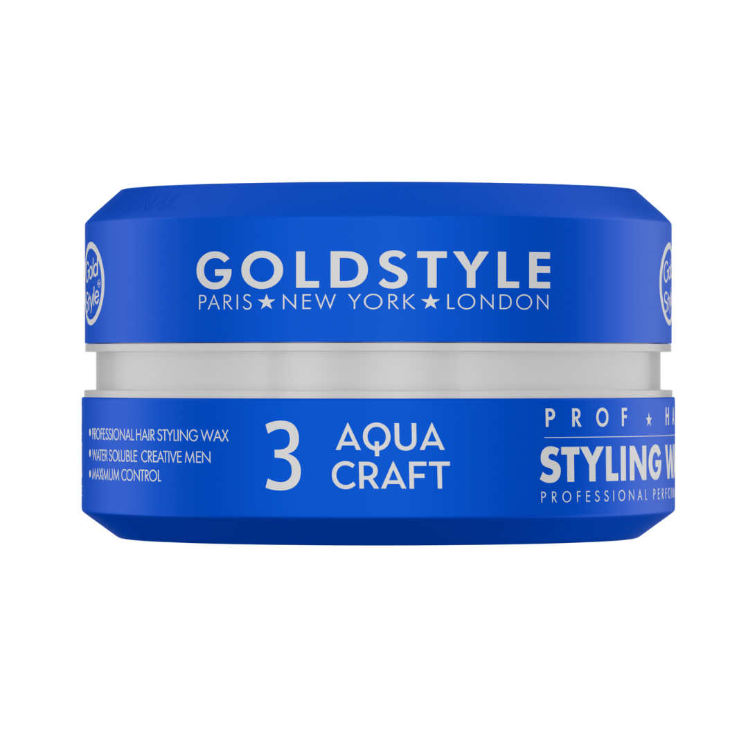 Gold Style Haar Wax Mannen - Gold Style 03 Aqua Craft Styling Wax