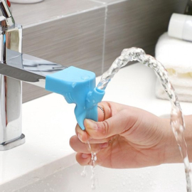 Kraan Opzetstuk Blauw - kraanverlenger - Opzetkraan kraanslang - Waterbesparende Spoelkraan - Keukenkraan