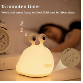 Oplaadbaar Nachtlampje Voor Kinderen - Warm Wit - Nachtlampje Baby - Dimbaar en Draadloos - Timer- en geheugenfunctie - USB Oplaadbaar Nachtlampje Volwassenen