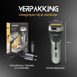 ROZIA Baard trimmer - Scheerapparaat mannen - Tondeuse mannen - Trimmer - Tondeuse mannen haartrimmer