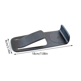 Deurstopper - Mat Zwart - Beschermrand - Staal - Deurstopper