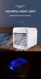 COCHO® Mini Aircooler - Aircooler - Luchtkoeler - Airconditioning - Tafel Ventilator - Luchtbevochtiger - Mobiele Airco