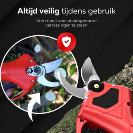COCHO® Elektrische Snoeischaar - Snoeizaag met 2X Accu - Heggenschaar