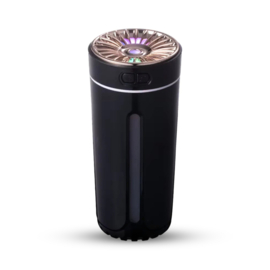 COCHO® Aroma Diffuser Draadloos 300ML - USB Humidifier - Luchtbevochtiger Met ultrasone - Roze met led-verlichting - Voor kantoor, thuis, in de auto