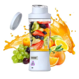 COCHO® Blender To Go Kies een Kleur - Smoothie Maker 650ML - Oplaadbare Mini Blender - Smoothies & Shakes - Draadloos & Draagbaar - Fruit Mixer - USB Oplaadbaar
