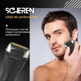 ROZIA Baard trimmer - Scheerapparaat mannen - Tondeuse mannen - Trimmer - Tondeuse mannen haartrimmer