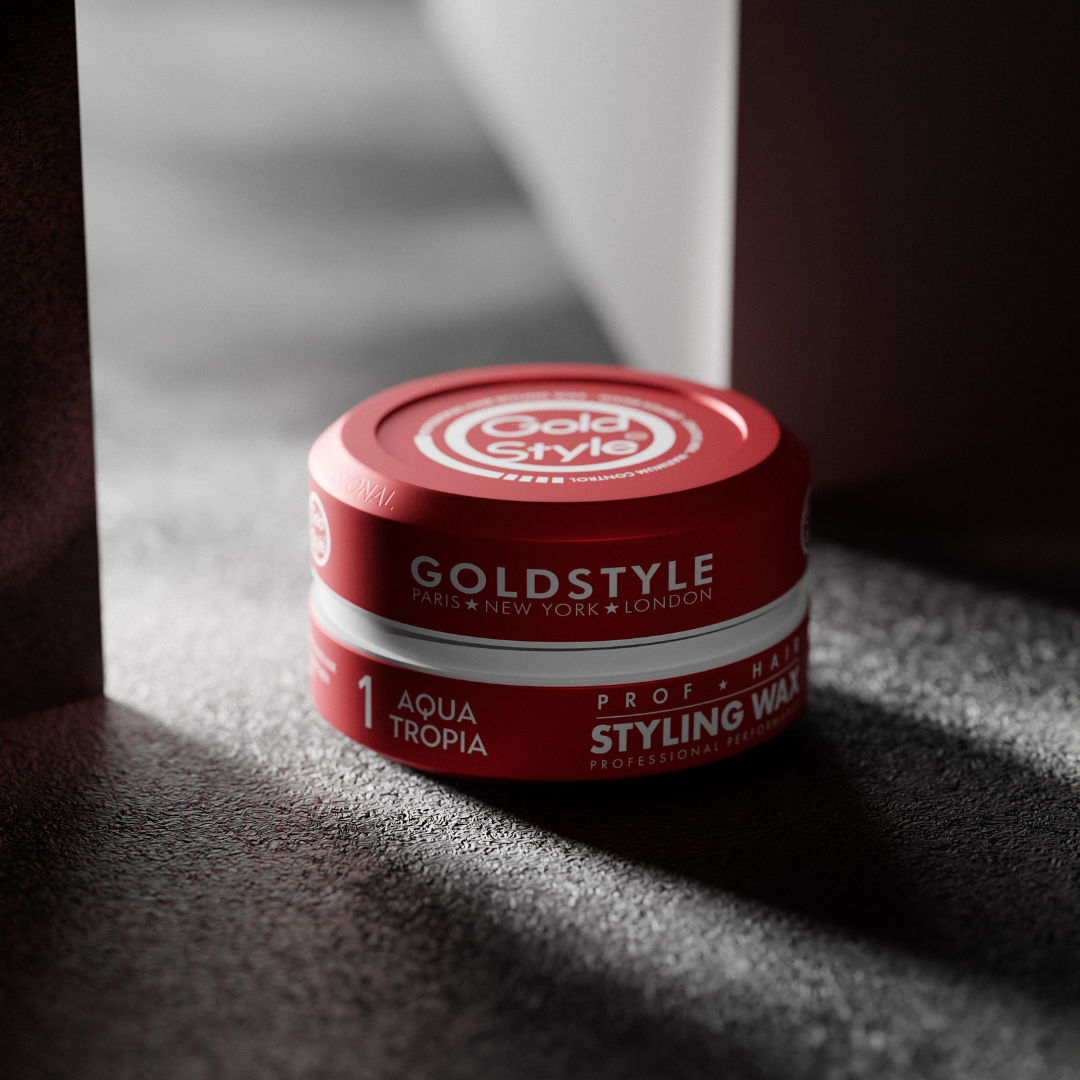 Gold Style Hair Wax 01 AQUA TROPIA  + Een Styling Kan Gratis