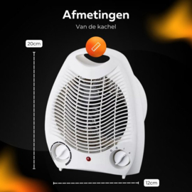 Elektrische Kachels - Elektrische Kachel 2000 Watt - Verwarming Badkamer - Verwarming - Elektrische Verwarming