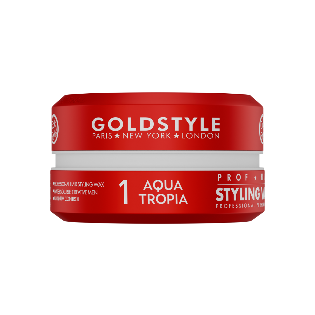 Gold Style Hair Wax 01 AQUA TROPIA  + Een Styling Kan Gratis