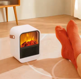 COCHO® Elektrische Kachel – Open Haard Stijl - Openhaard - 1000W - Kleine Kachel