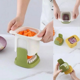 Groentesnijder - Uiensnijder - Mandoline - Multifunctionele groentesnijder - RVS