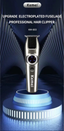 Kemei Professionele Tondeuse - Draadloze Tondeuse - Tondeuse Mannen - Tondeuse hoofdhaar - Haartrimmer - Grijs - Tondeuses - Trimmer Mannen