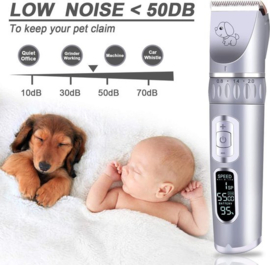 Professionele Honden Tondeuse Set - Tondeuse voor Huisdier Honden en Katten - USB oplaadbaar