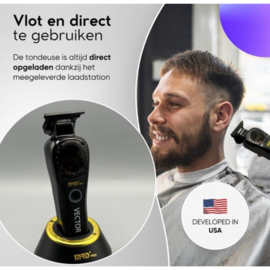 MRD® Pro Vector Professional Trimmer - Tondeuse Clipper - Kapper Tondeuse - Professional Tondeuse - Mannen Tondeuse