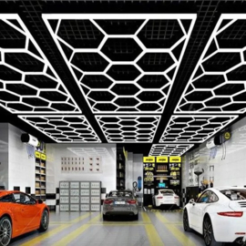 NEW Rebel Hexagon led - Kapper verlichting - Hexagon led panelen -Garage verlichting - Auto verlichting - Kapsalon verlichting - Binnenverlichting - Energiezuinige verlichting - Fitness Led verlichting