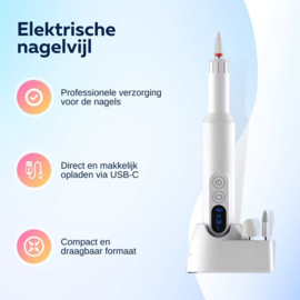 COCHO® Nagelfrees met nagelvijl bitjes - Pedicureset electrisch - Nagelvijl electrisch - Nagellak
