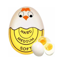 COCHO® Ei kookwekker - Egg timer - Eierwekker - Eierkoker - Eiertimer - Geel - Timer universeel