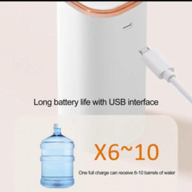 Waterdispenser Wit - Snoerloze Automatische Waterdispenser Voor Jerrycan - Water Pomp - USB oplaadbaar - Elektrische dispenser