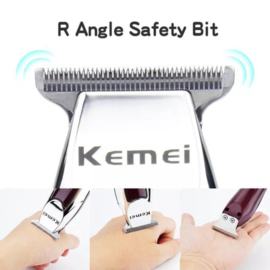 Kemei KM-9163 - Professional serie - T-Wide - Carbon Staal