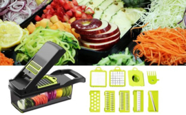 Groentesnijder - Uiensnijder - Mandoline - Multifunctionele groentesnijder - RVS - Mandoline Keukensnijder- Mandoline Snijder