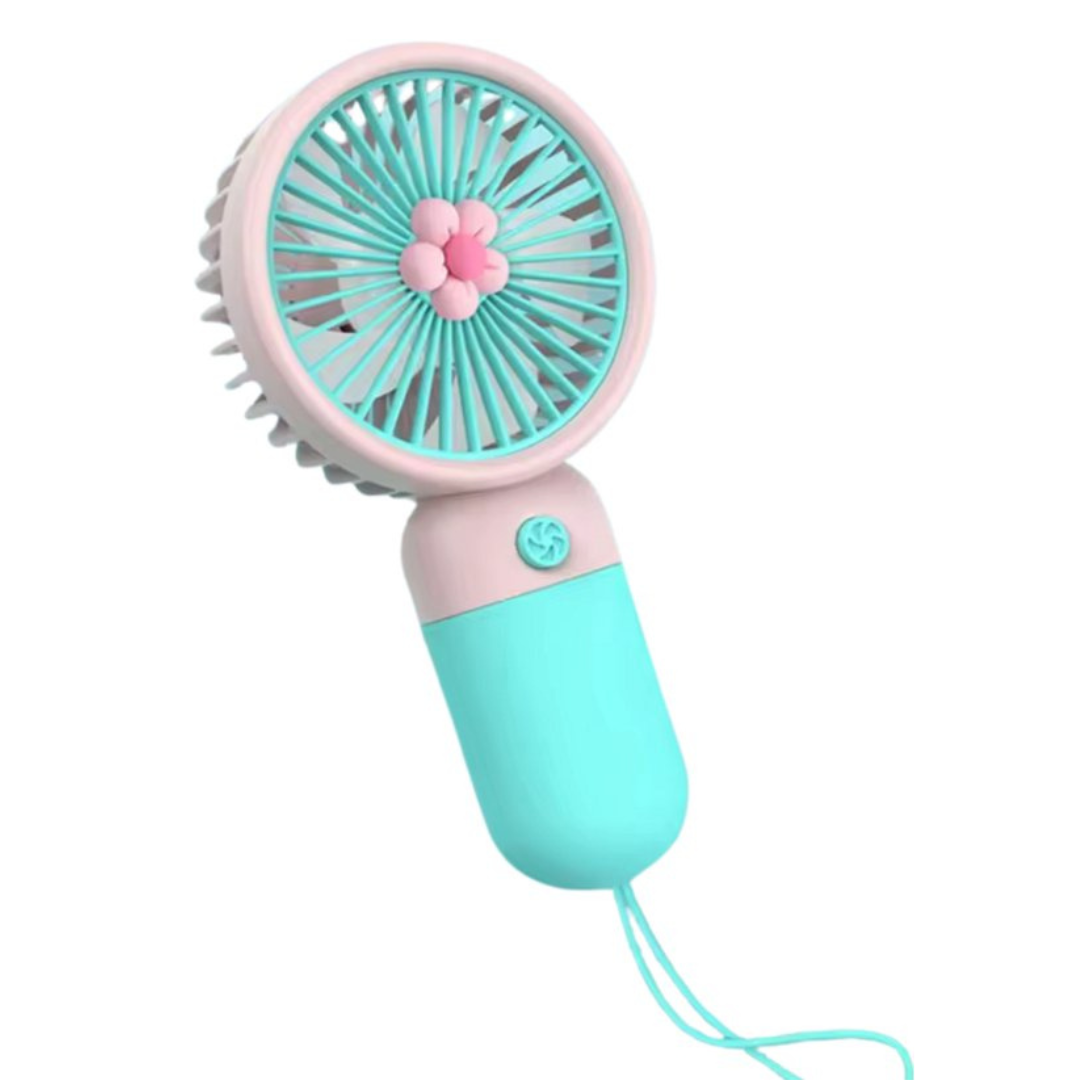 COCHO® Mini Ventilator - Draagbare Hand Ventilator - Mini Ventilator USB Oplaadbaar - Ventilator -Draadloos & Oplaadbaar