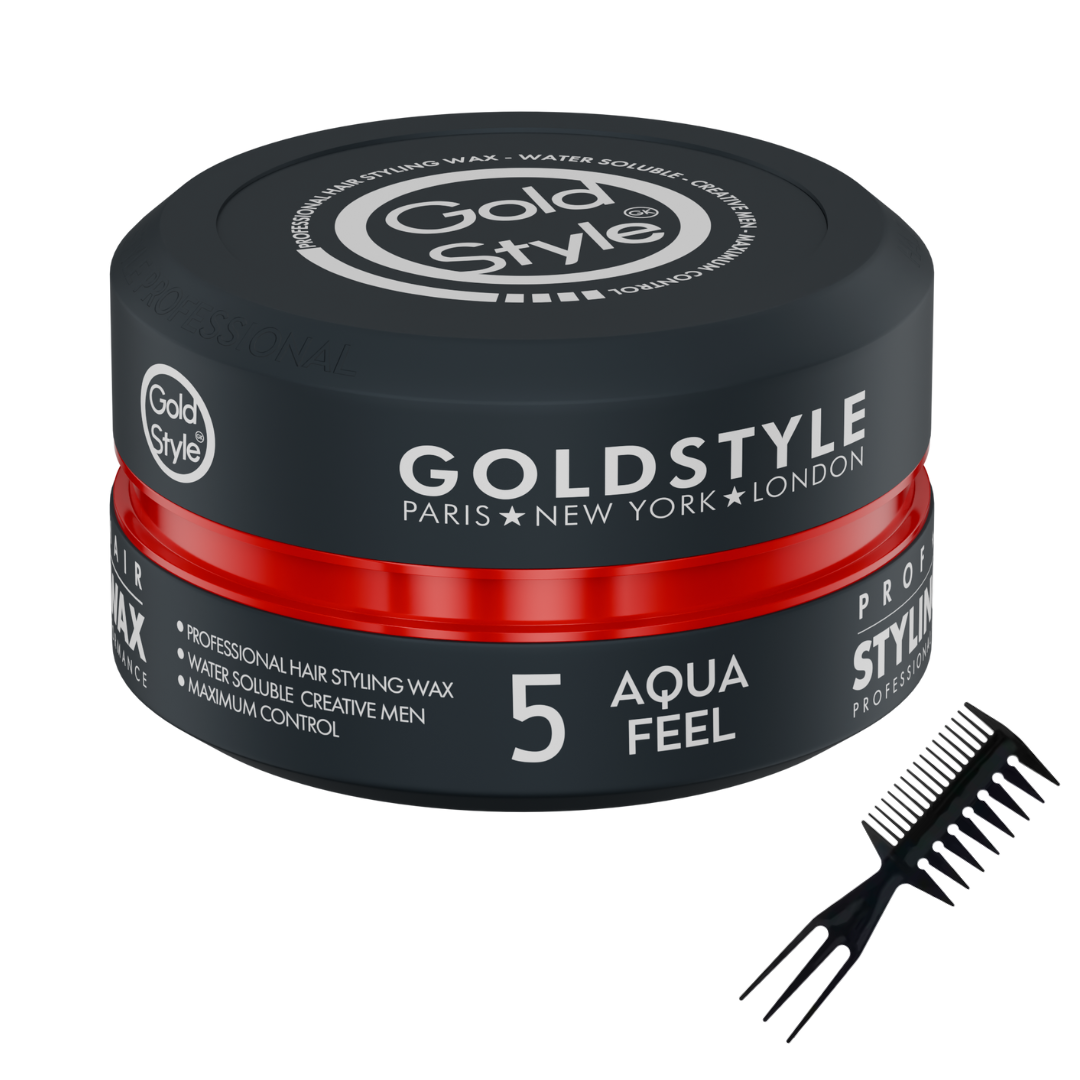 Gold Style Haar Wax Nummer 5 AQUA FEEL - Styling Haar Wax - Haar Wax Mannen Merk: Gold style