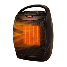 Elektrische Kachel – 3 standen – Ventilatorkachel - Met omvalbeveiliging en oververhittingsbeveiliging - Draaifunctie - Zwart / 2000 W