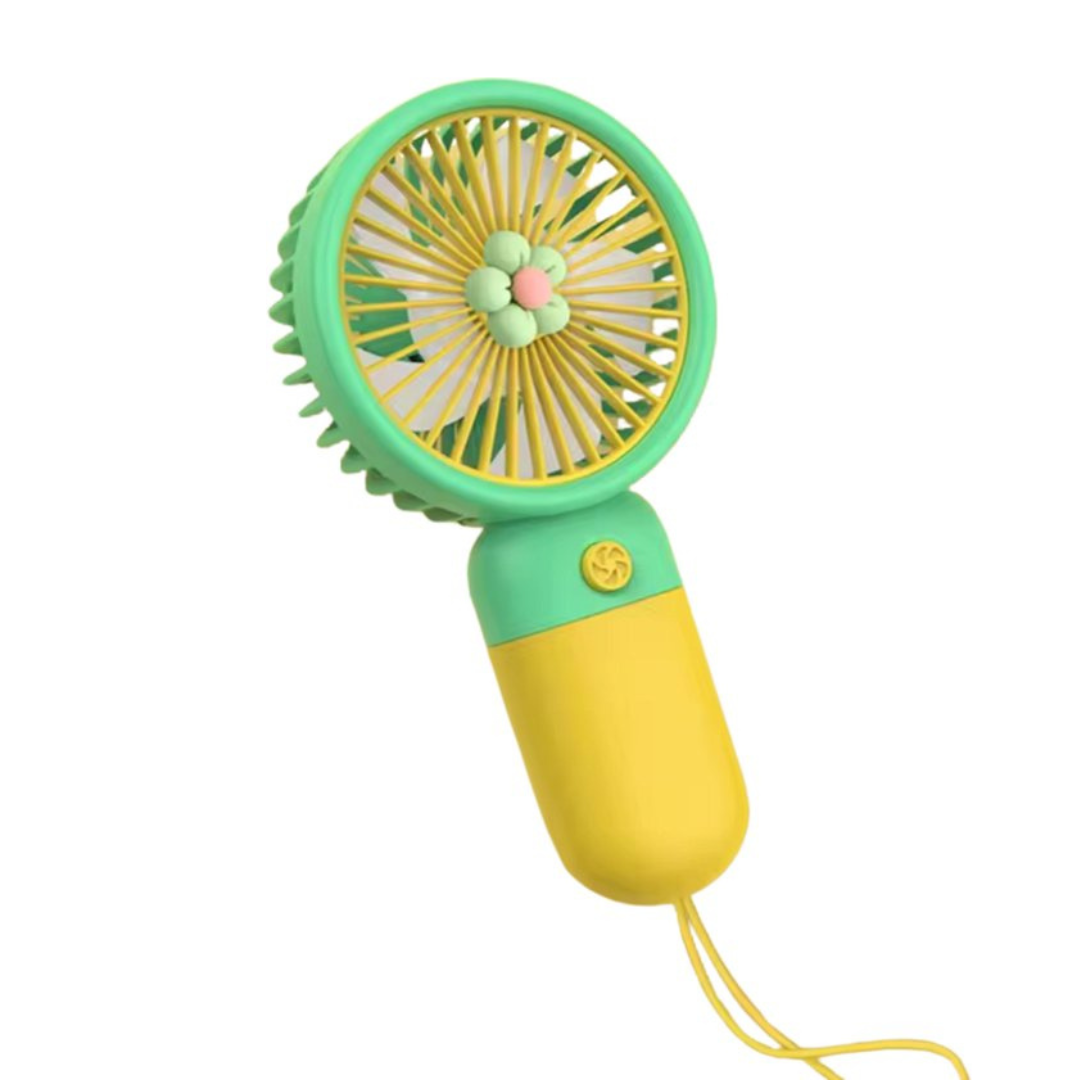 COCHO® Mini Ventilator - Draagbare Hand Ventilator - Mini Ventilator USB Oplaadbaar - Ventilator -Draadloos & Oplaadbaar